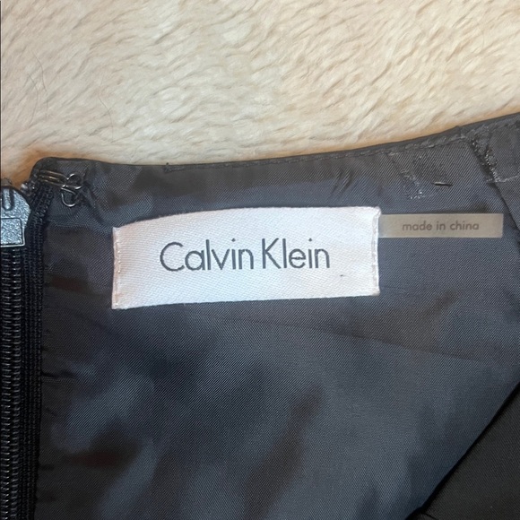 Calvin Klein Elegant Black Cocktail Dress est sz 12 - Picture 2 of 12
